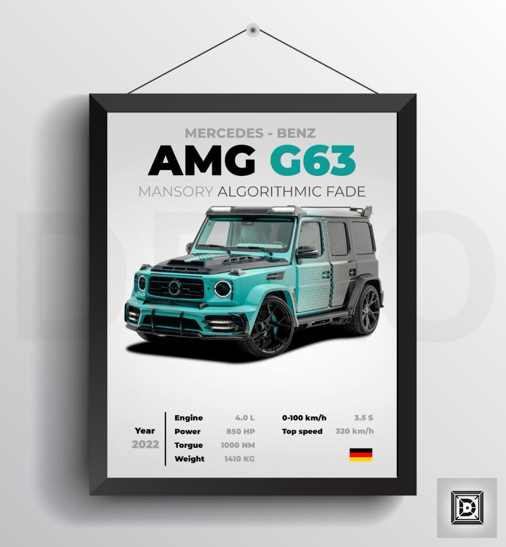 G Wagon AMG G63 : Poster Frame – Deko Frames