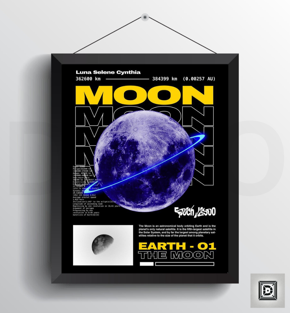 The Moon 01 : Poster Frame