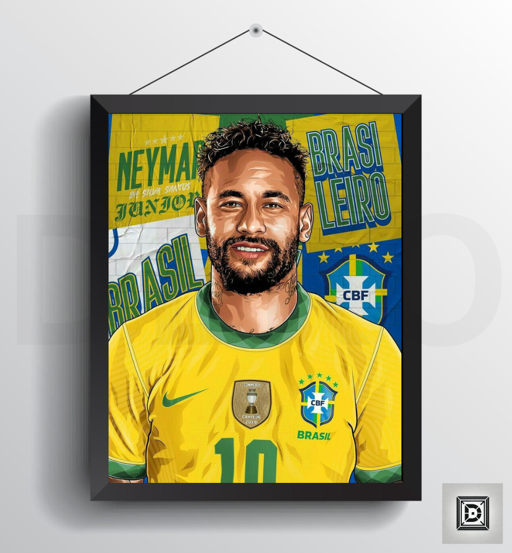 Neymar Jr : Poster Frame