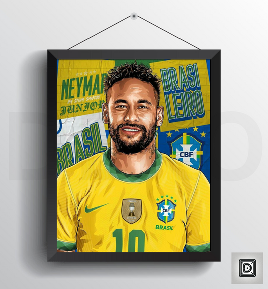 Neymar Jr : Poster Frame