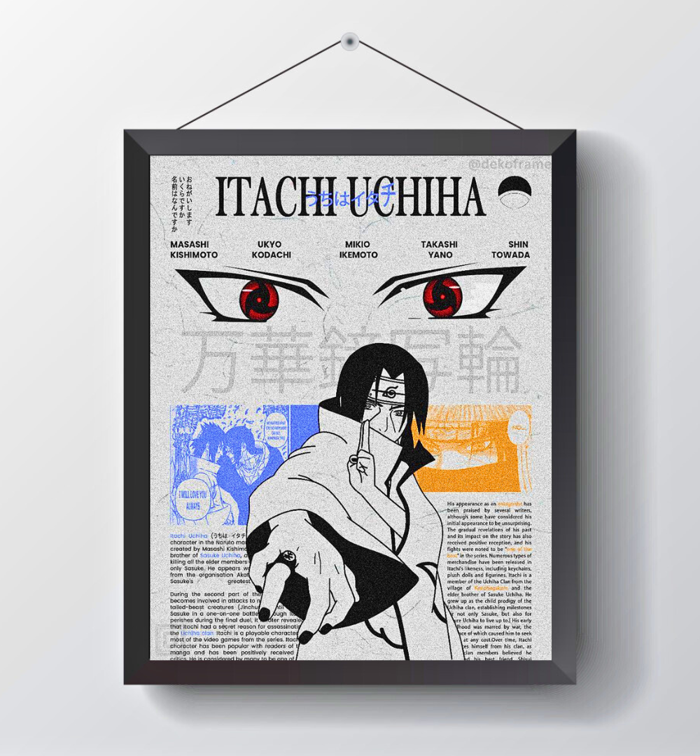 Itachi Uchiha : Poster Frame