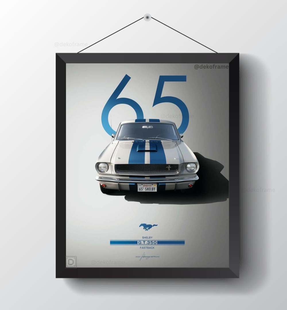 Ford Mustang 1965 : Poster Frame