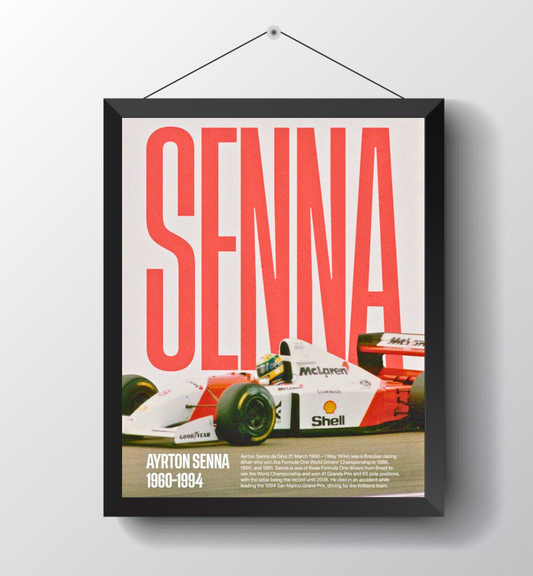 F1 SENNA : Poster Frame