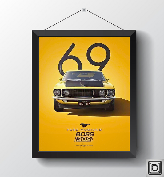 Ford Mustang 1969 : Poster Frame