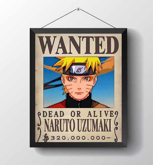 Naturo Uzumaki : Wanted Edition