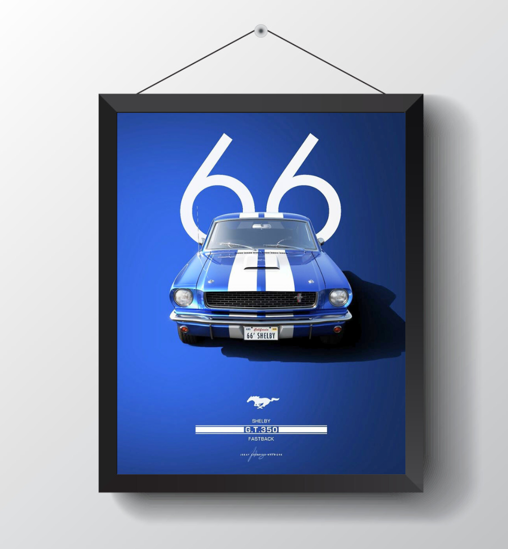Ford Mustang 1966 : Poster Frame