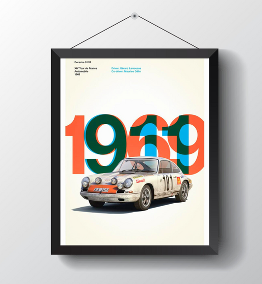 Ford Mustang 1969 : Poster Frame