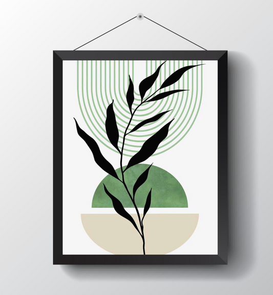 Monochrome Meadow 1 : Poster Frame