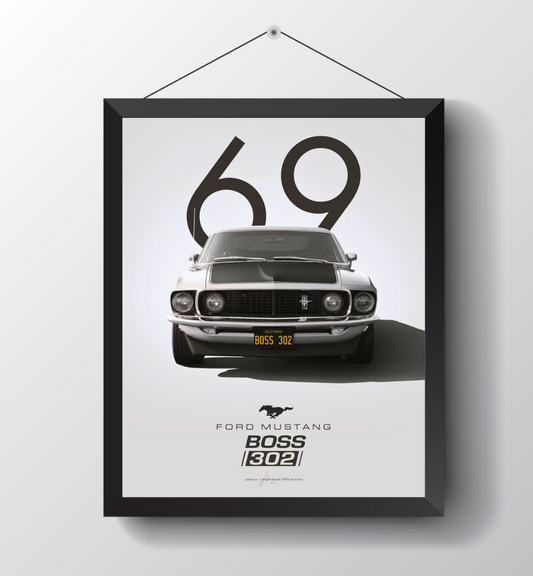 Ford Mustang 1969 : Poster Frame