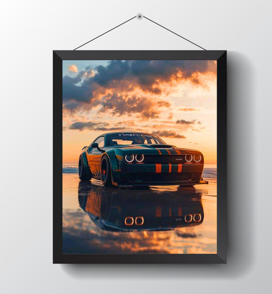 Dogde Challenger : Poster Frame