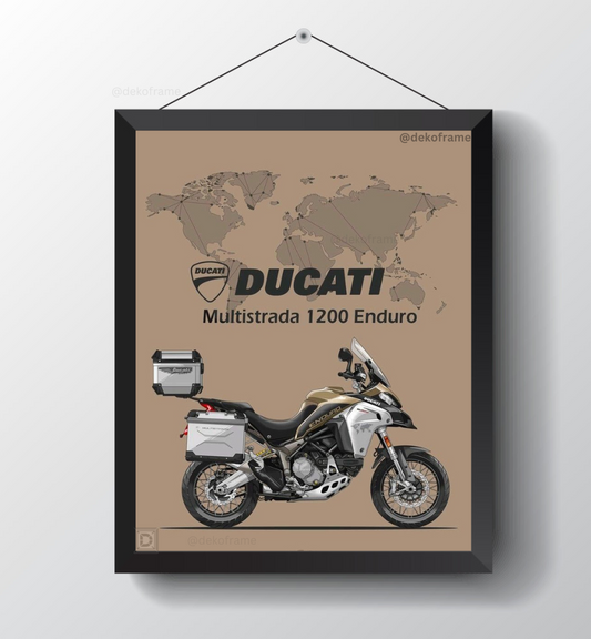 DUCATI Multistradra 1200 : Poster Frame
