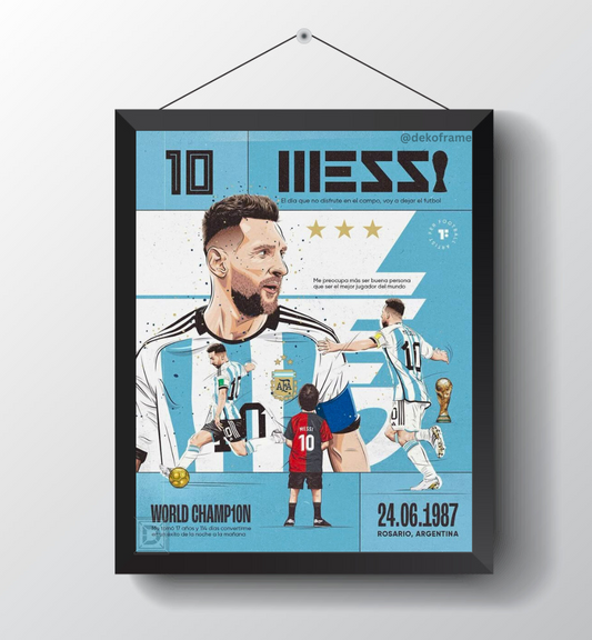 Lionel Messi : Poster Frame