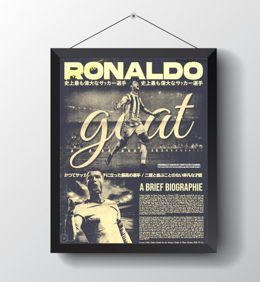 Cristiano Ronaldo : Poster Frame